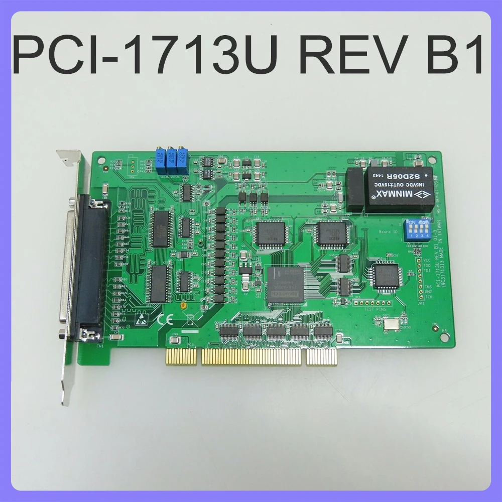 For Advantech Capture Card 32-Channel Isolated High-speed Analog Input Card PCI-1713U REV B1