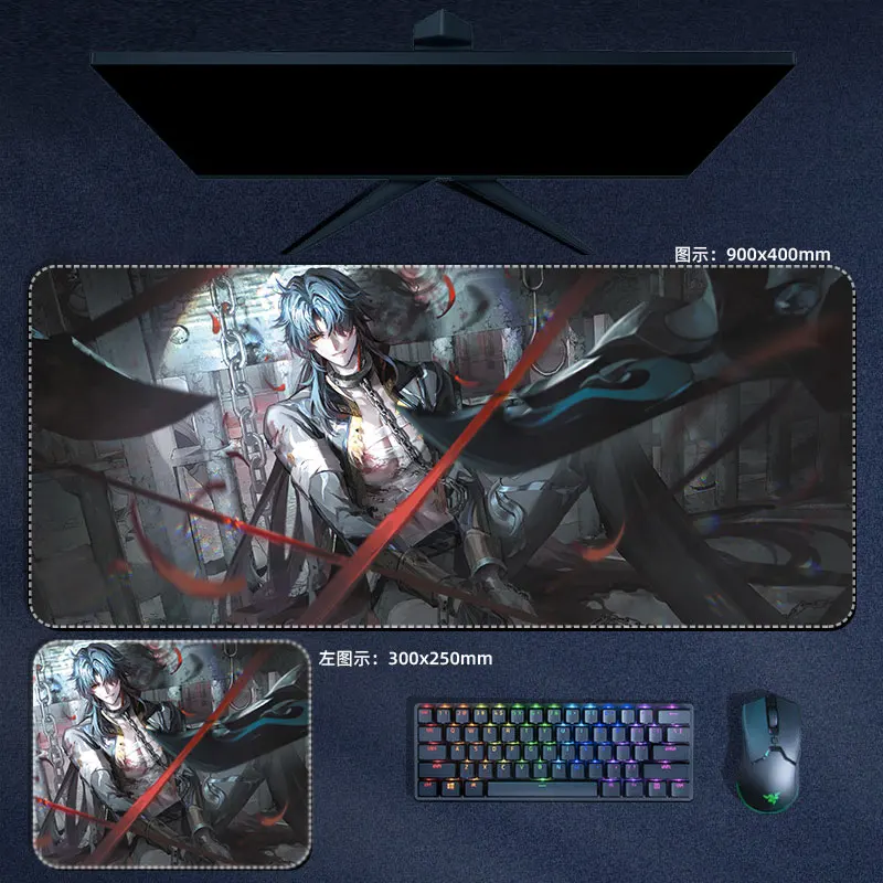 Imbibitor Lunae Blade Luocha Mouse Pad, Teclado De Computador, Acessórios De Jogos Anime, Tapete De Mesa, Honkai Star Rail