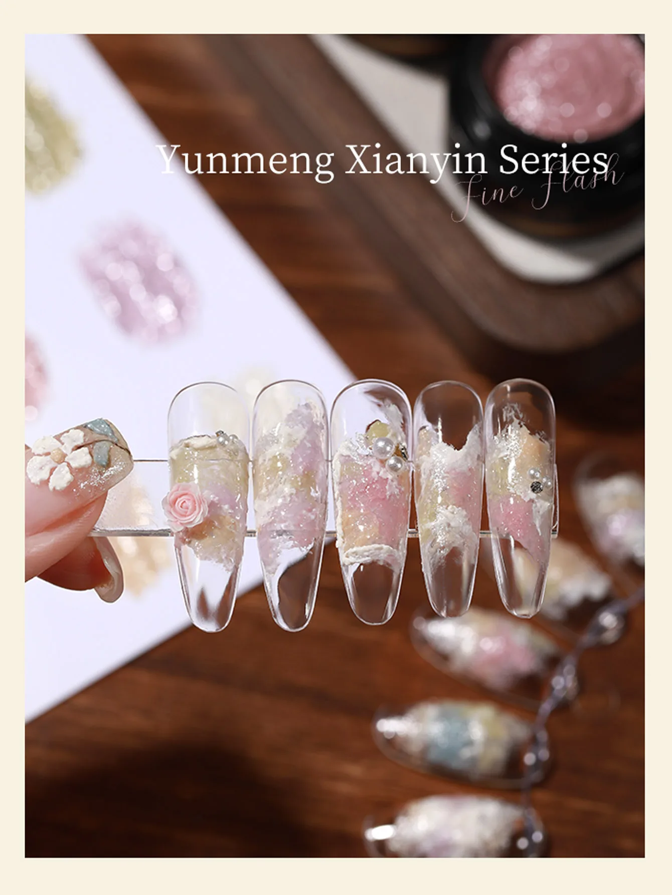 5ml No Wipe Matte Textured Gel Nail Polish - UV LED Cured 3D Painting Art Gypsum Gel Nail Salon DIY