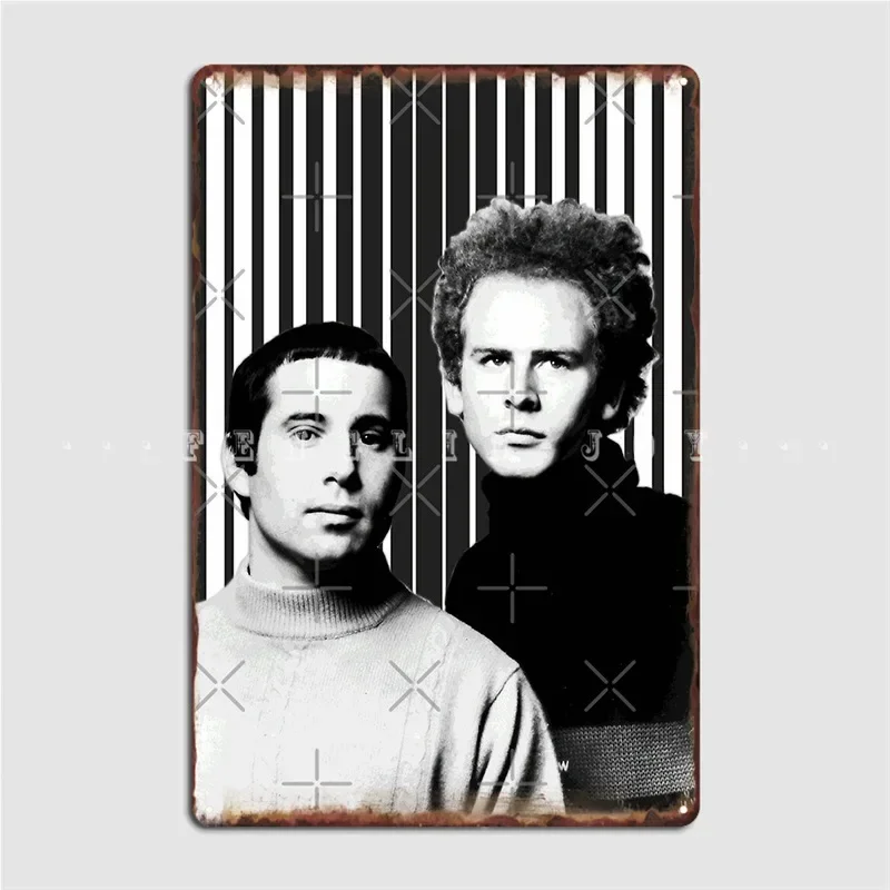 Simon Garfunkel Metal Sign Club Home Designing Plaques Tin Sign Poster