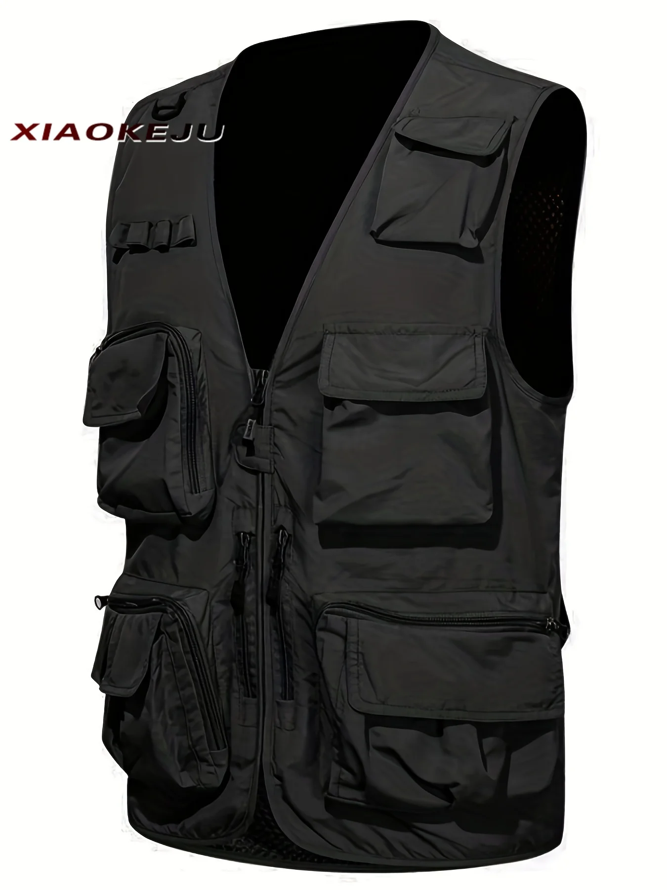 

Multi-pocket Vest Sleeveless Jackets Summer Man Tactical Military Mesh Men Male Jacket Work Mens Coats Hunting Coat Camping Golf