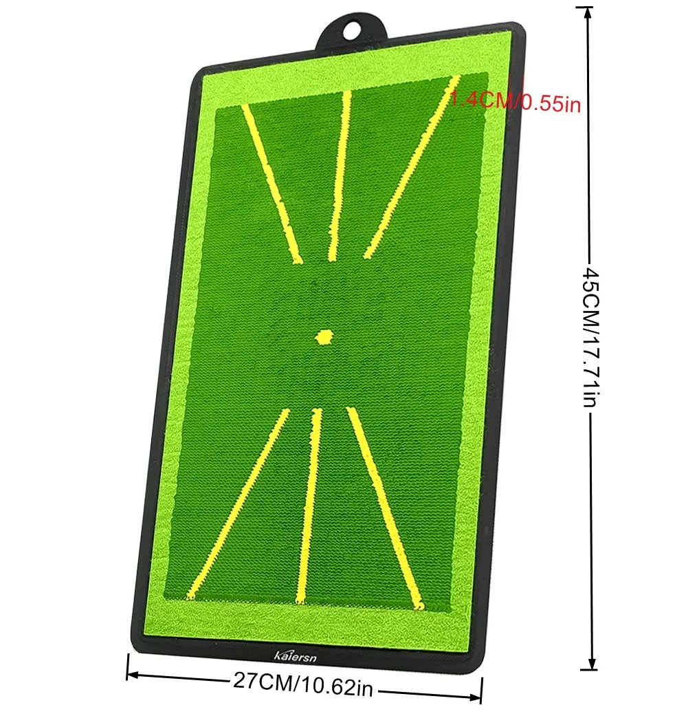 Almohadilla de entrenamiento de Golf de alta calidad para detección de columpio, pelota de bateo, estera direccional, almohadillas de columpio,