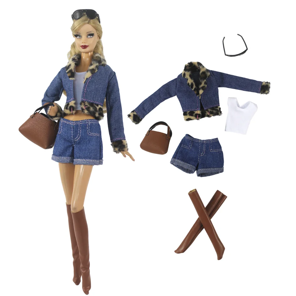 1 Set Doll Clothes 1:6 Scale Dress Outfit for 11.5 Inch 30cm Doll Many Style for Choice Gifts for Girls Doll Accessories #9