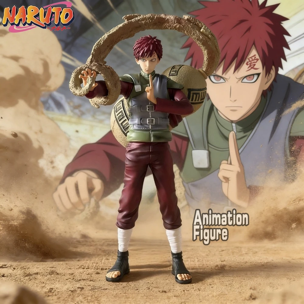 Figurines d'action Naruto Gaara, 20-26cm, Statue en PVC, ornement de bureau, modèle de collection, jouets, cadeaux