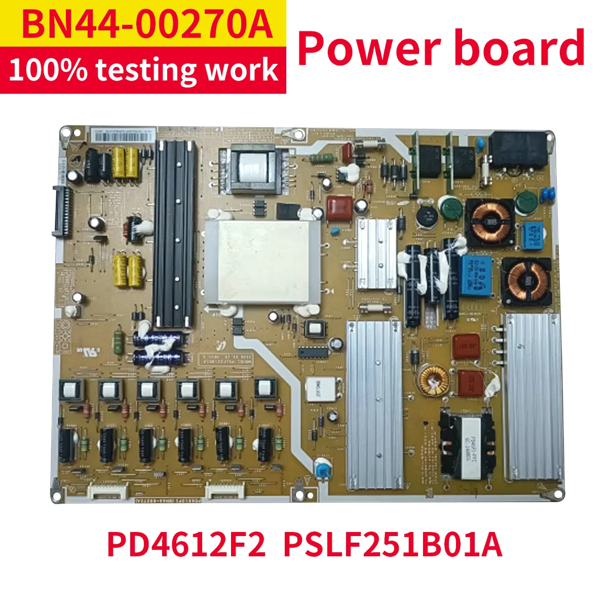 100% การทดสอบทํางาน Original BN44-00270A PD4612F2 PSLF251B01A Power Board การบํารุงรักษาทีวีอุปกรณ์เสริม