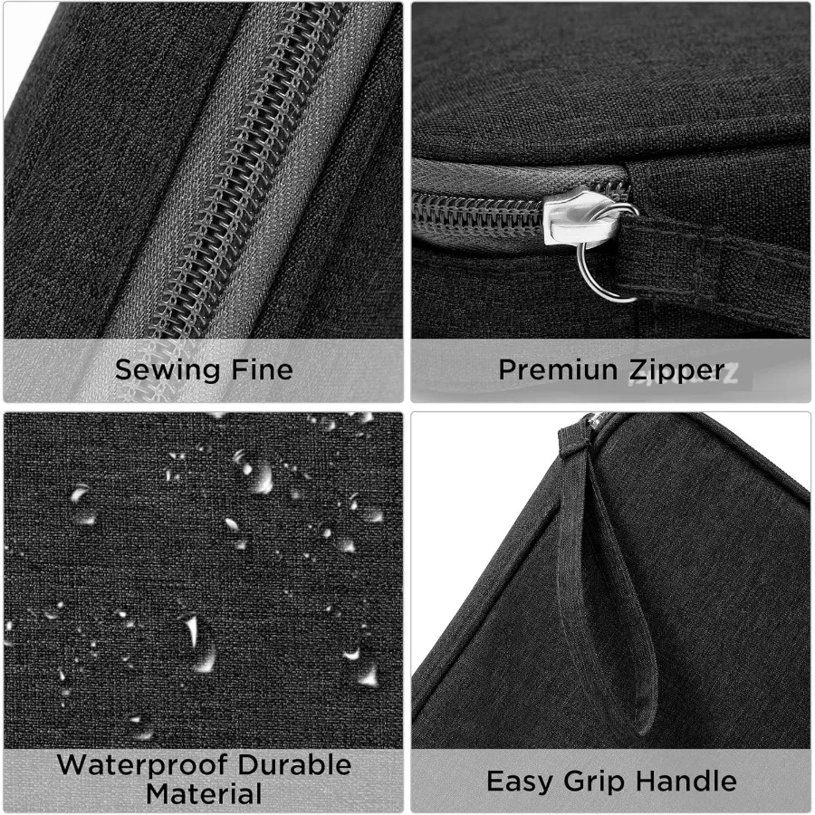 Custodia portaoggetti di grande capacità per pennarelli Astuccio per matite con design semplice Borsa per cancelleria compatta per materiali artistici e schizzi