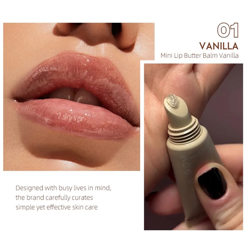 Sommer-Lippenglasur, 4 Stück, butterfeuchtend, langanhaltend, feuchtigkeitsspendend, zeigt guter Teint, einfach zu färben getönte Lippenbalsam-Set-Box