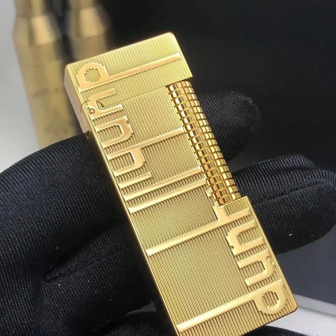 

Креативная резная Ретро Бутановая газовая зажигалка из чистой меди с боковым скользящим зажиганием мужской подарок деловая зажигалка