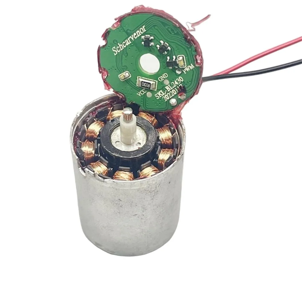 1 PC 2430 Brushless Gear Motor DC5-12V Metal Gearbox High Torque/Low Noise Built-in Drive Reduction Motor Reduction Ratio 1:21 - view 4