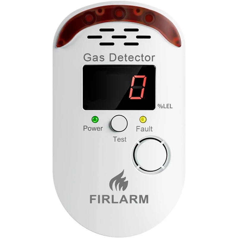 

Gas Leak Detector for Home, Plug-in Natural Gas Detector for Propane, Methane, Butane, LPG, Combustible Gas Alarm Monitor