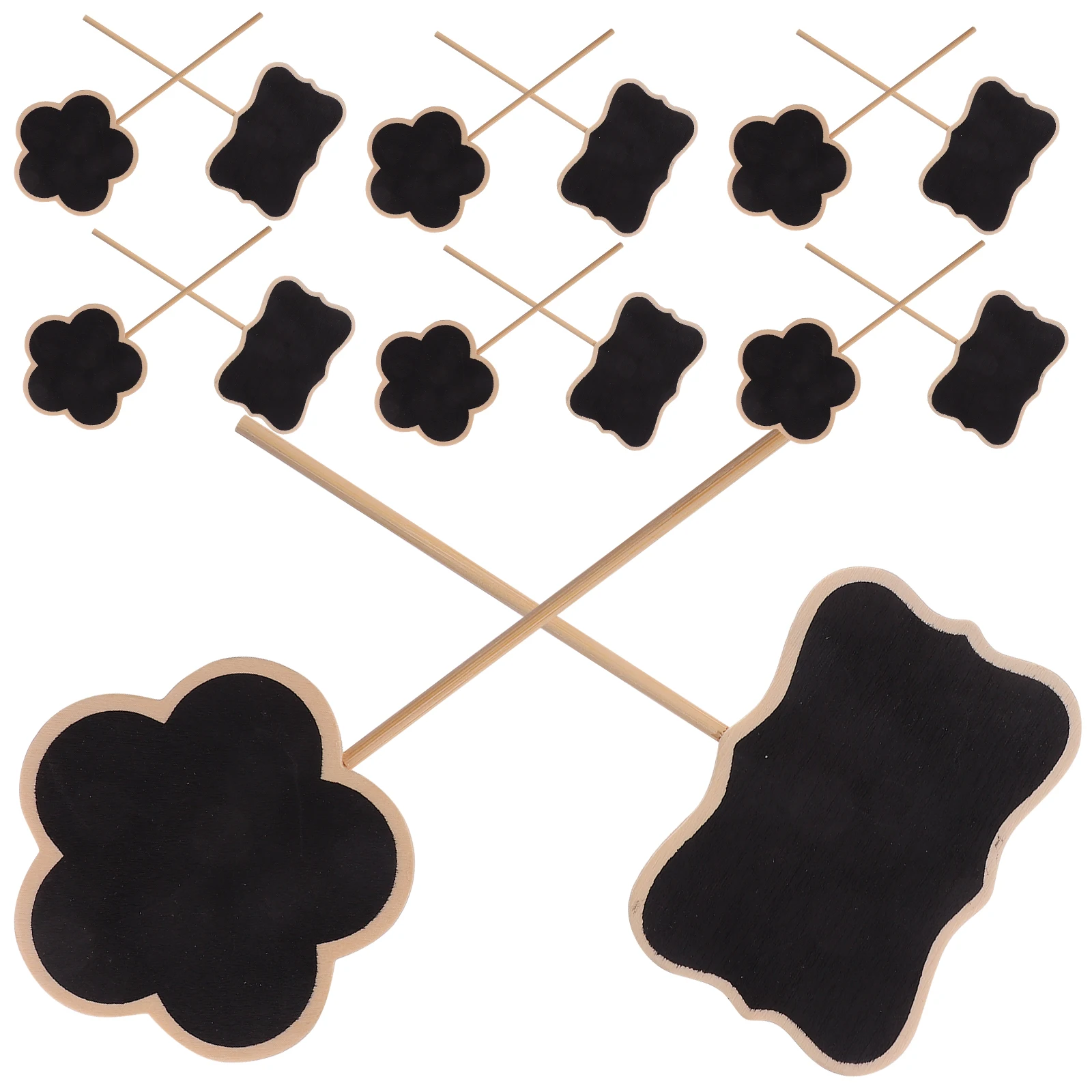 

20Pcs Wood Plant Labels Garden Marker Stakes Lightweight Durable Flower Tags for Potted Plants Succulent Identification Board