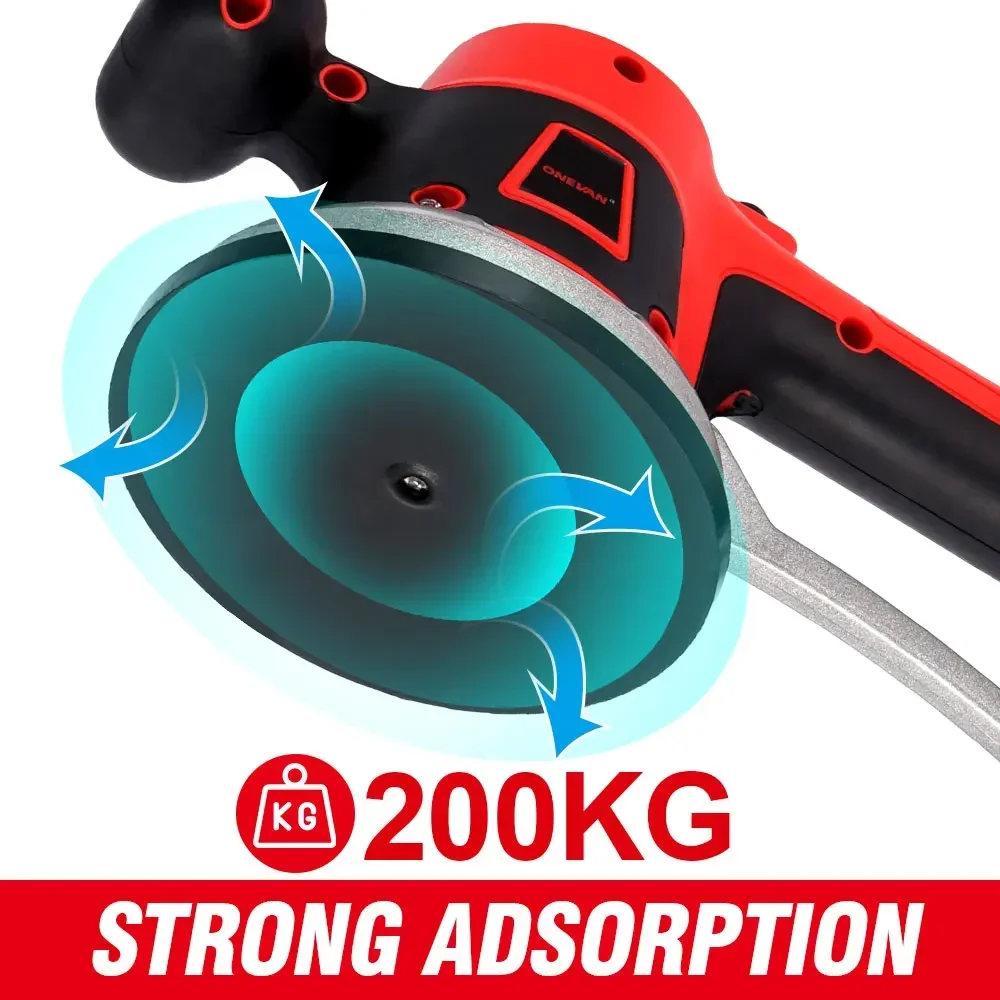 Cordless 3500W Tiling Tiles Machine 6 Gear Vibrator Suction Cup Automatic Floor Vibrator Leveling Tools For Makita 18V Battery