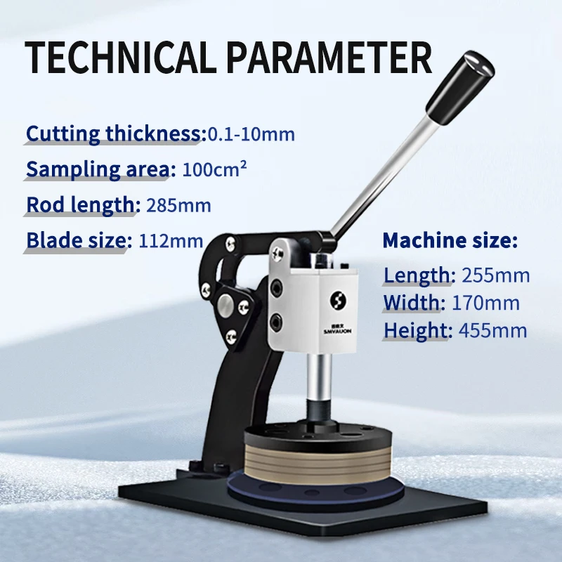 Manual Leather Punching Tool, Mould Cutting Machine, Pressure Sampling Knife, Practical New Hand Pressure Sampler Laser Knife