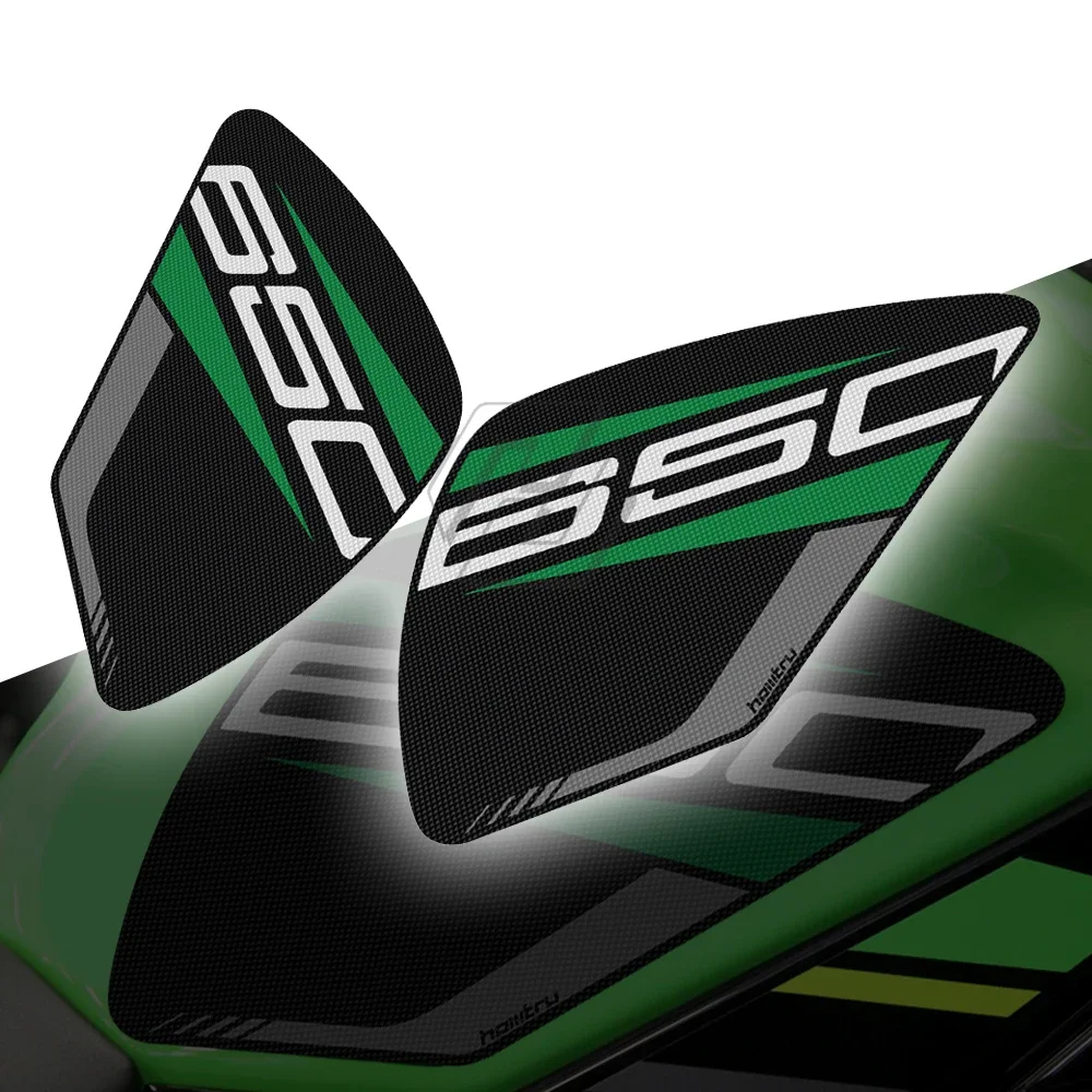 

Для Kawasaki Ninja 650 2017-2020 мотоциклетная боковая накладка на бак, защита наколенника, противоскользящая