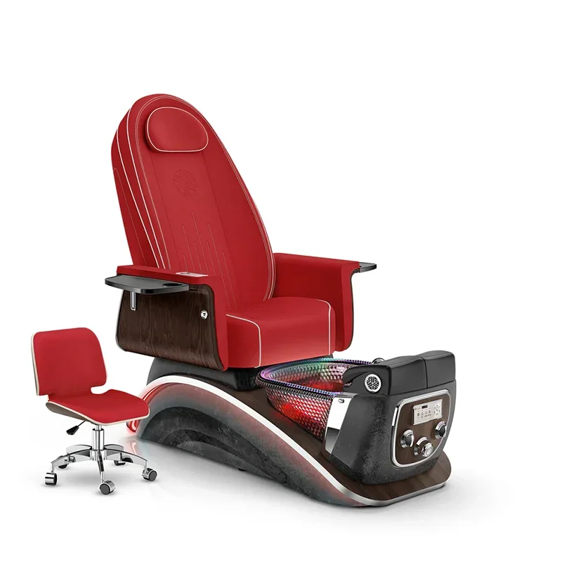 New Design Beauty Salon Spa Massage Manicure Chair Electric Human Touch Massage Pedicure Chair with Jet Pump