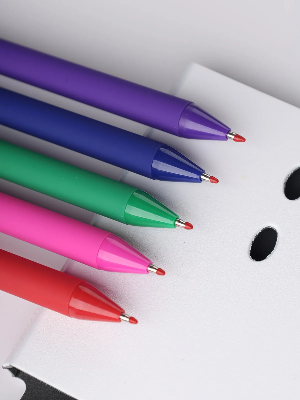 PURE Colored Gel Pens 0.5mm 10 Pieces Set Black Ink Fine Point Comfort Grip Quick Drying School Office Supplies Stationery