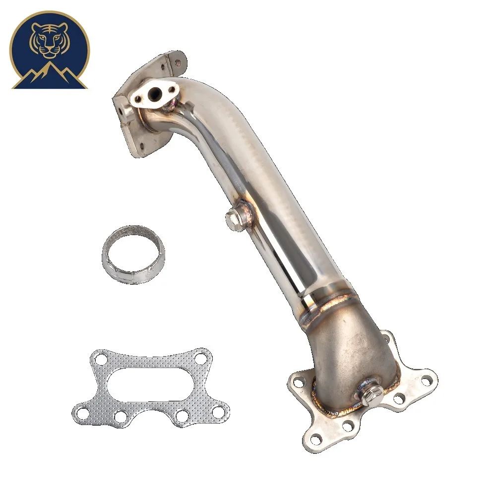 T-304 Stainless Steel Exhaust Downpipe Gasket Kit For 2006-2011 Honda Civic FG1 FA1 1.8L R18A1 USA Stock