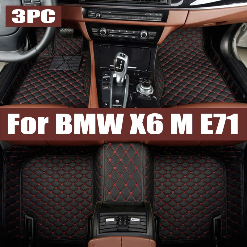 

Car Floor Mat for BMW X6 M E71 M50d 2008~2014 2009 2010 2011 Panel Part Foot TPE Liner Carpet Pad Custom Cover Rug trunk mat