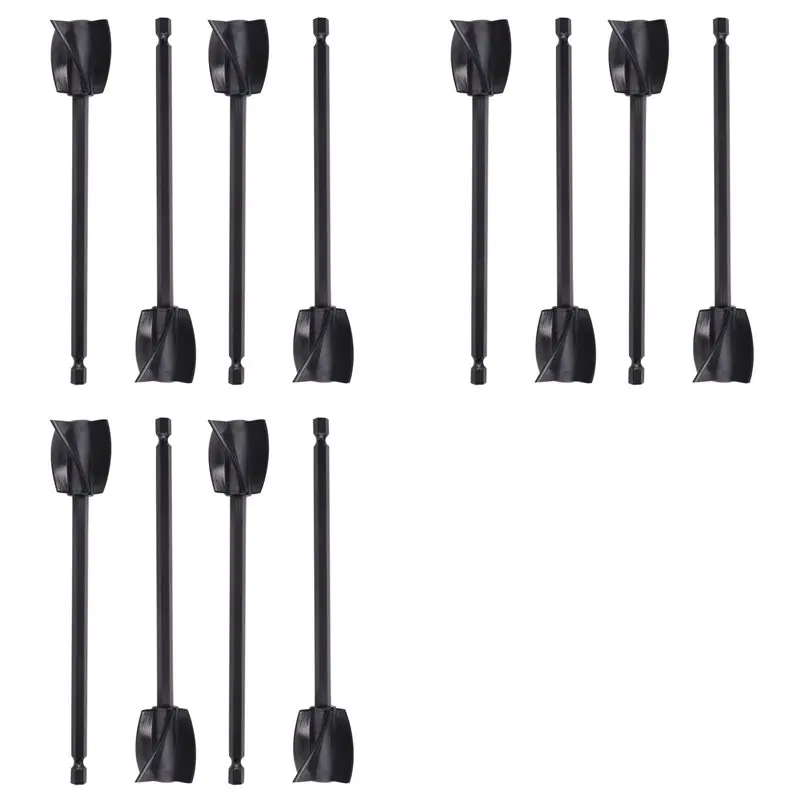 

【COMELY】12X Насадки-мешалки для смолы, насадка для миксера эпоксидной смолы для мощного смешивания, многоразовый миксер для краски, A