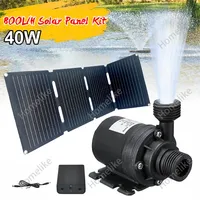 800l/h DC 12V Solar Water Pump Set Flexible Foldable 40W Efficient Solar Panel Cell For Phones Car Camping Hiking Power Banks