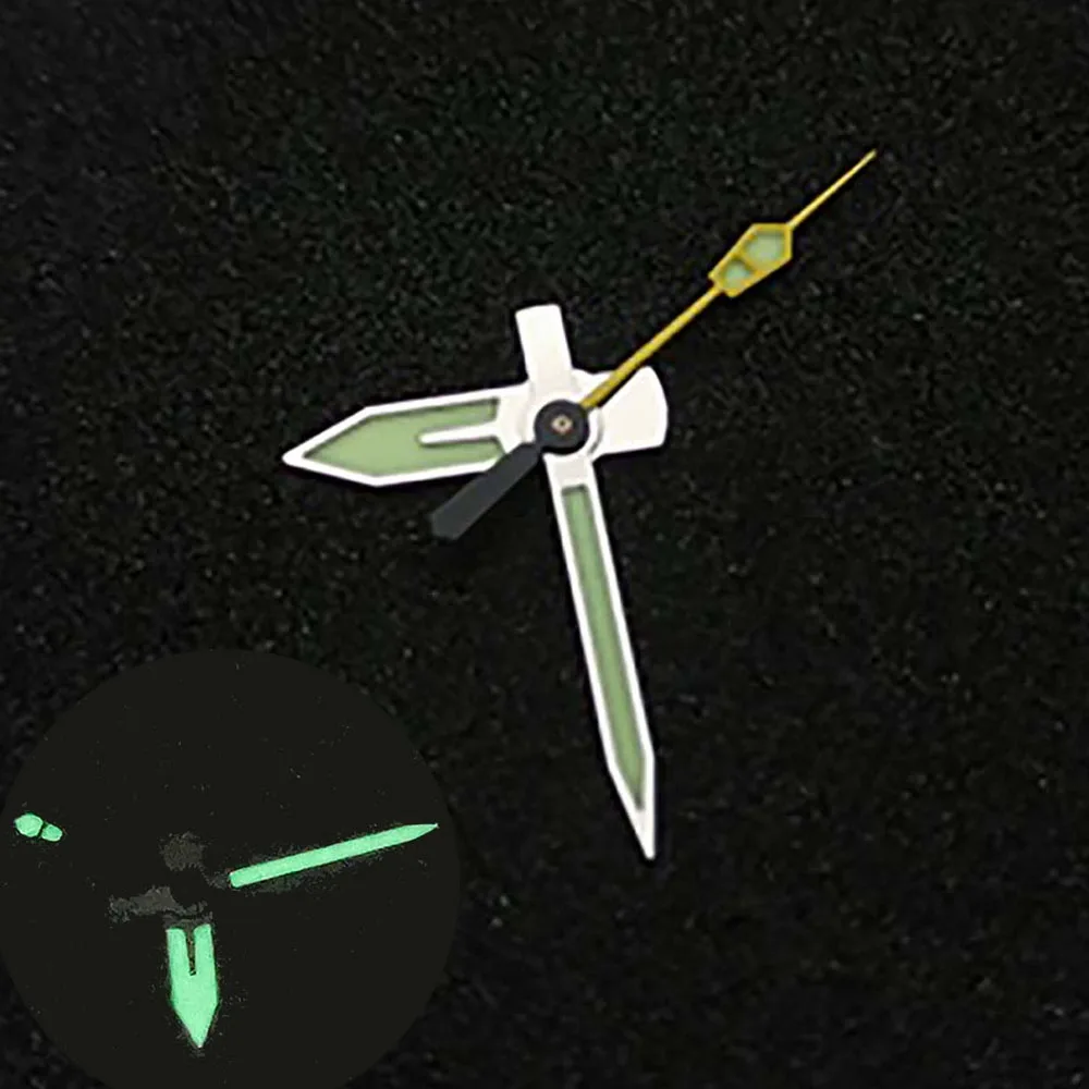 

Replacement NH35 Hands Super C3 Luminous Watch Hands, for NH35A NH36A Movement for SKX007 Watch Pointer Needles Accessories