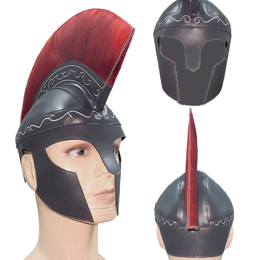 Fantasia Medieval Knight Gladiators Odysseus Helmet Cosplay Mask Movie O'Dessa Disfraz Costume Accessories Halloween Carnival