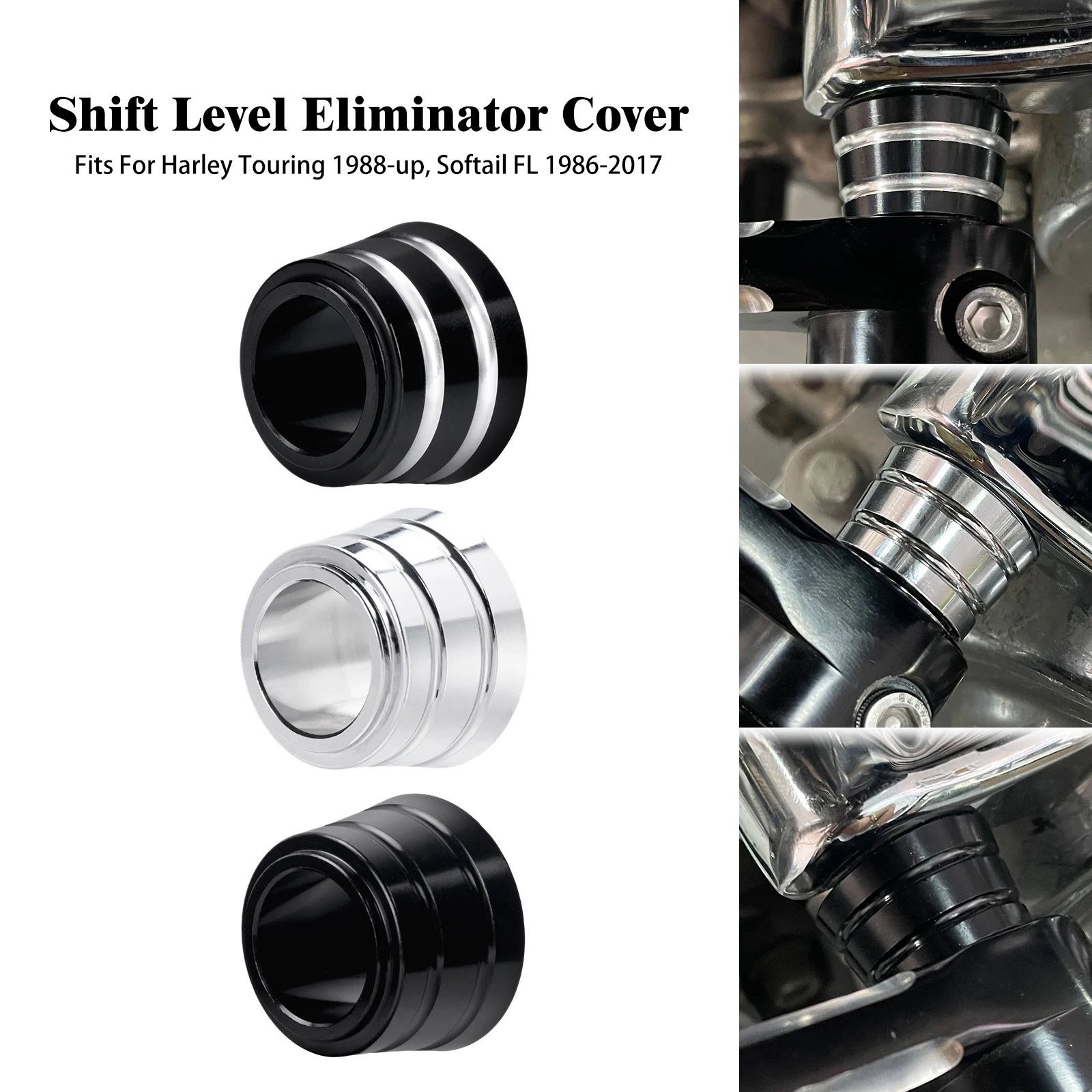 

Motorcycle Shifter Lever CNC Heel Gear Shift Cover for Harley Touring Street Glide FLHX Electra Glide Softail 86-17 Trike 08-UP