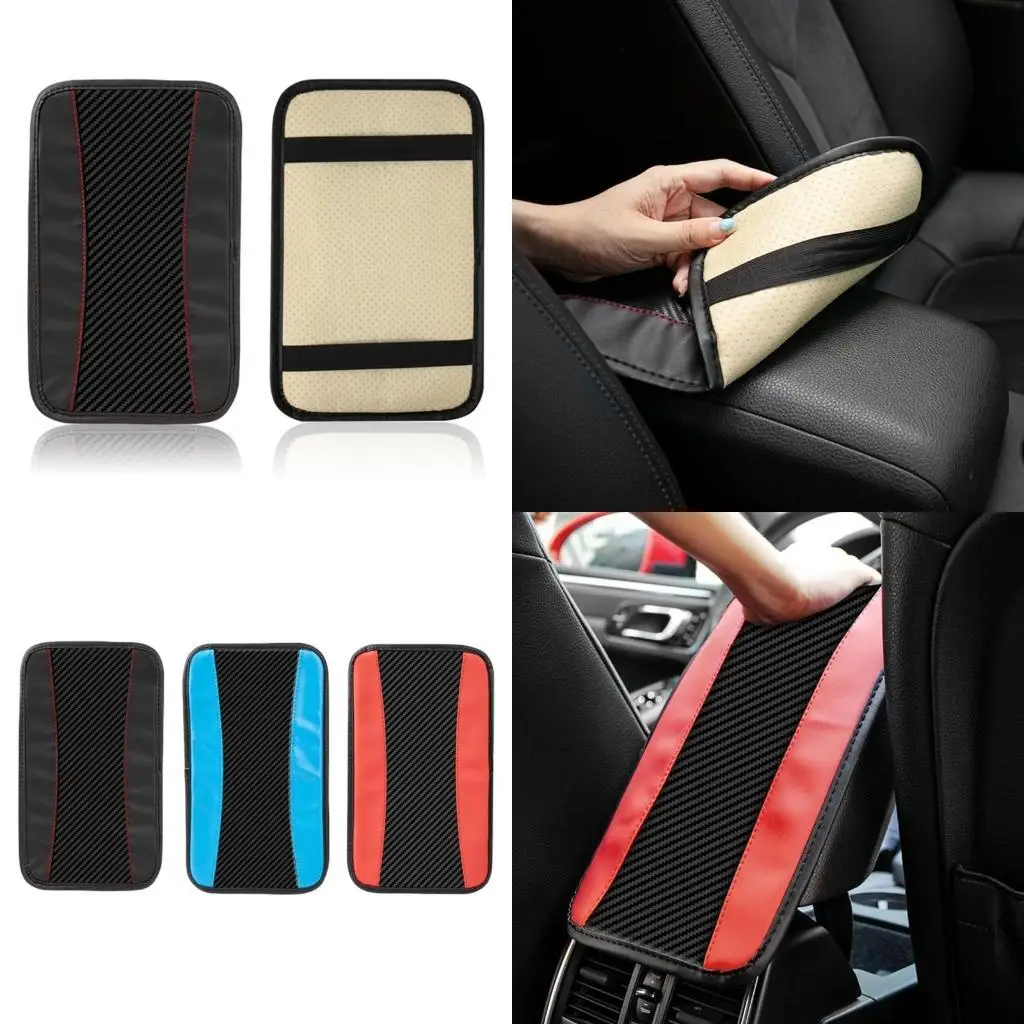 

02de Стильные подушки подлокотника общие кожаные консоли PU