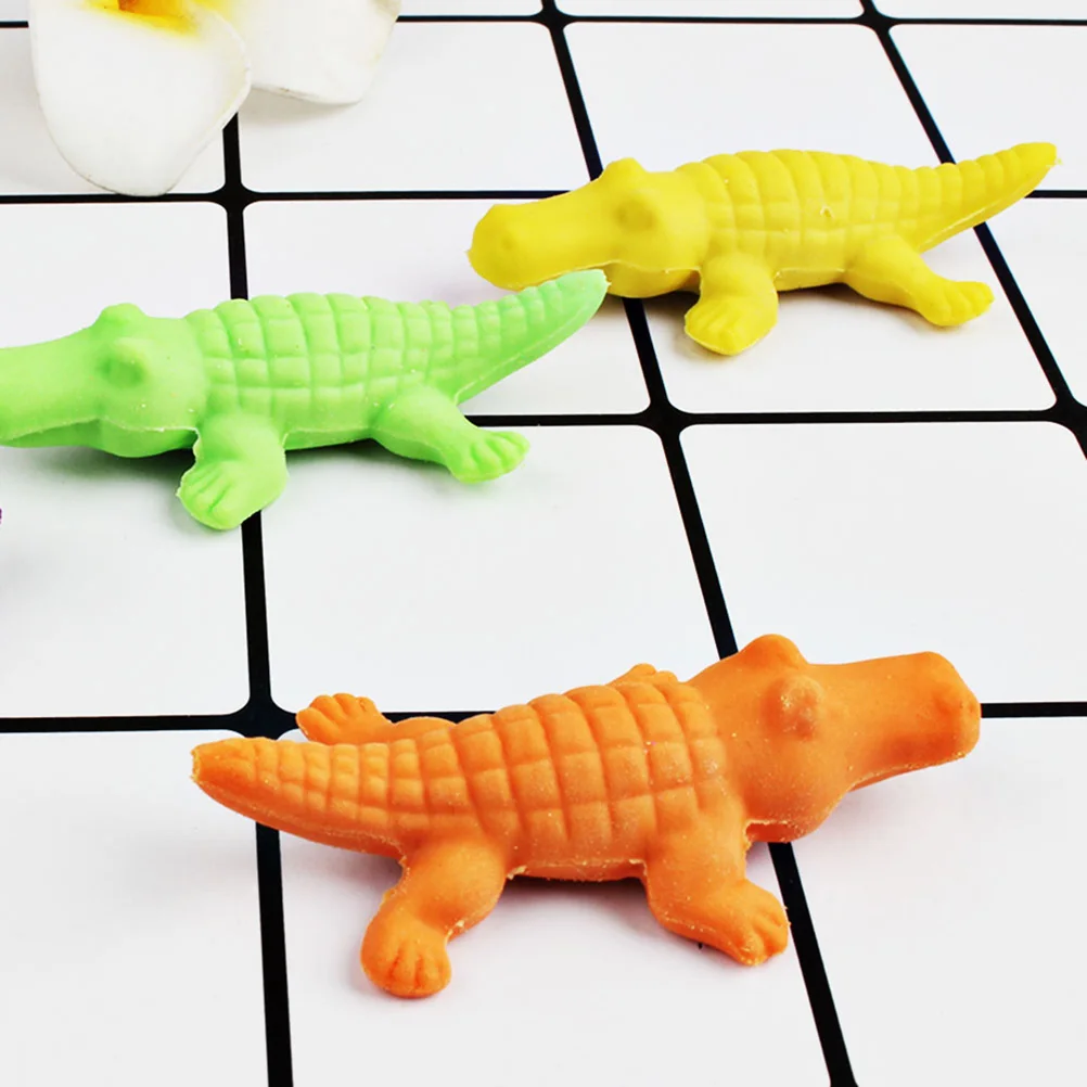 

4pcs Shaped Erasers Novelty Cartoon Stationery for Kids School Kids Pencil Erasers Supplies Student Tools Fun Gifts