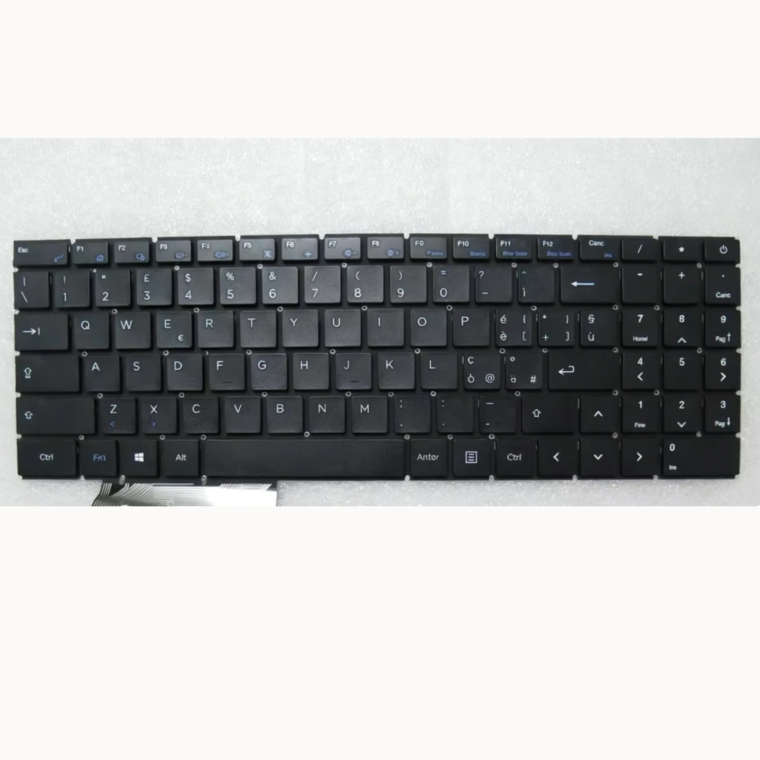 US IT Layout for PN ZX-330-4 YX-5506 W20200413 laptop keyboard