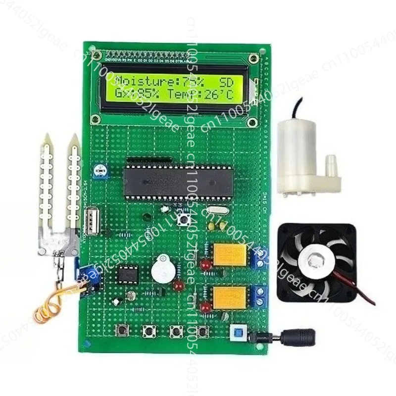 

MCU Soil Moisture Intelligent Watering Control System Intelligent Flower Pot, Automatic Irrigation