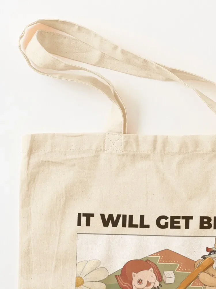 Ini akan menjadi lebih baik - Saya akan membuat teh - Buatan Abyss - Nanachi _amp_ Mitty Tote Bag tas belanja yang dapat digunakan kembali Tas bahu kanvas