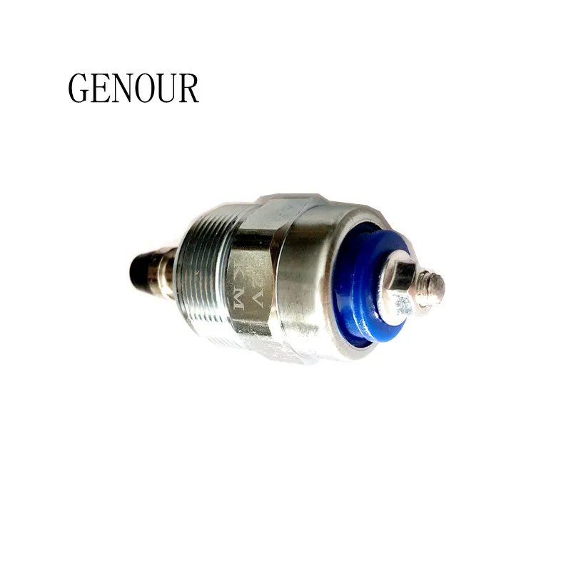 12V Oil Cut off Solenoid Valve For Generator 178F 186F Air-cooled Diesel Engine Fuel Injection Pump 5KW 6.5KW 10KW Spare Parts 4