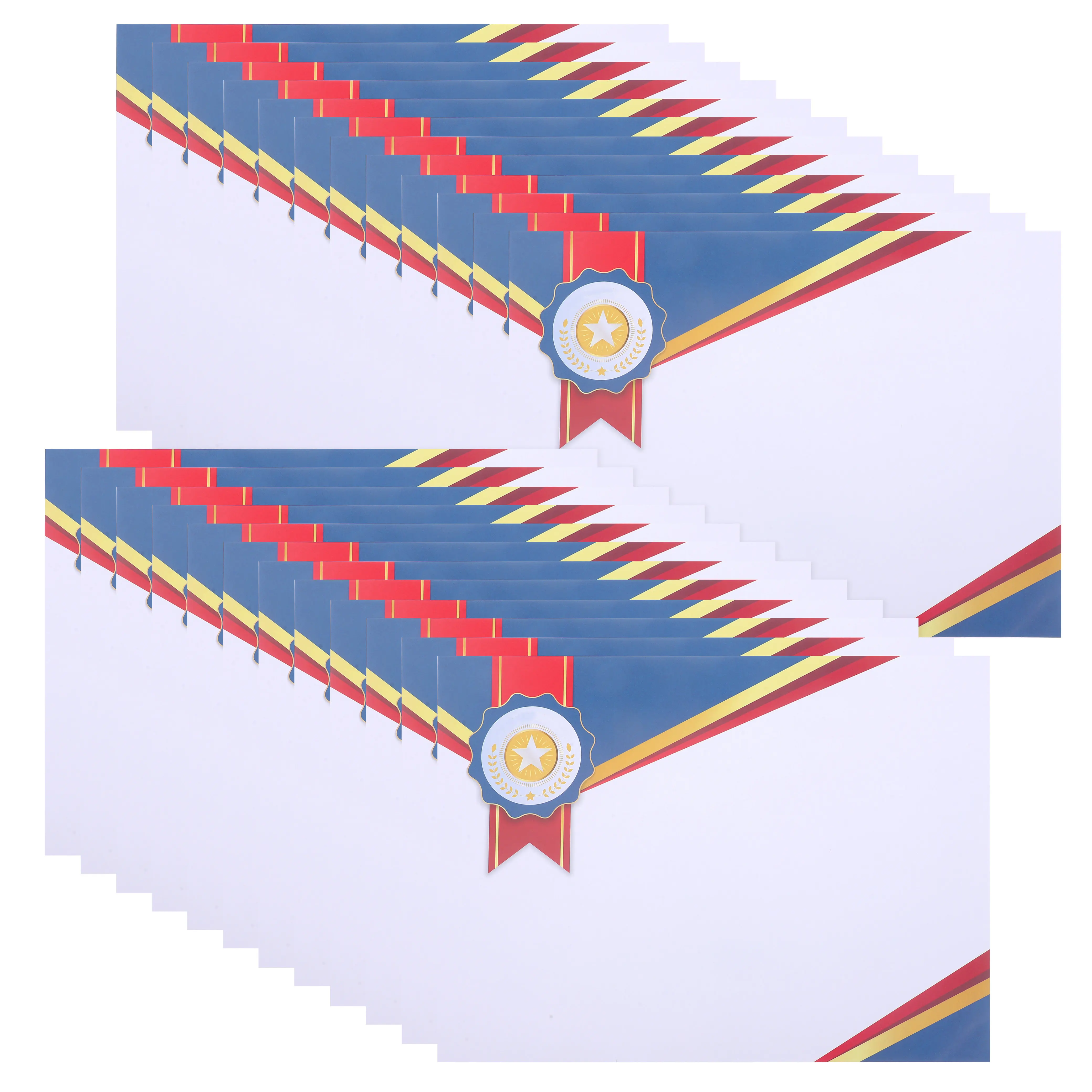 

50 листов бумаги для наградных сертификатов, пустая бумага для дипломов выпускников, для печати сертификатов, для использования студентами, в школах и офисах