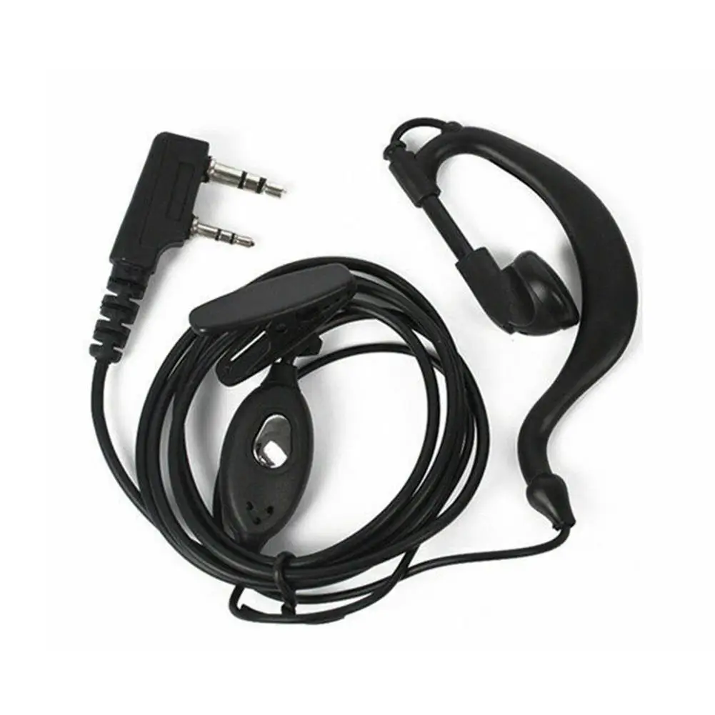 New 2 Pin Mic Headset Earpiece Ear Hook Earphone for Baofeng Radio UV 5R 888s Original Headphone Set