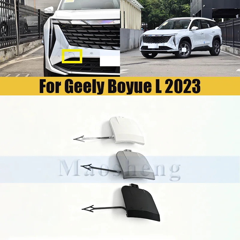 

Car Front/Rear Bumper Tow Hook Cover For Geely Boyue L 2023 Lid Towing Trailer Hauling Eye Cap