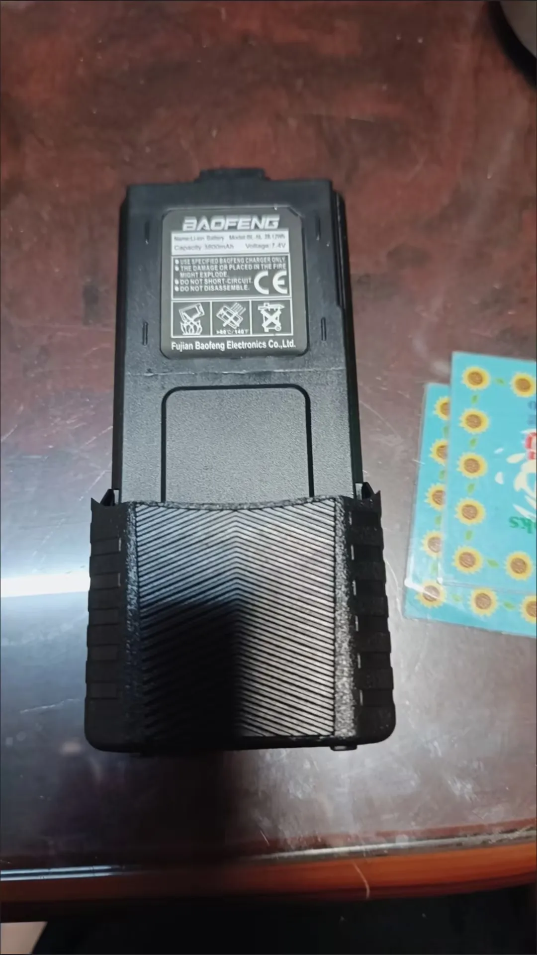 

Durable Car Walkie-talkie Accessories UV5R Series Walkie-talkie Large Capacity Extended Battery 3800mAh Camouflage