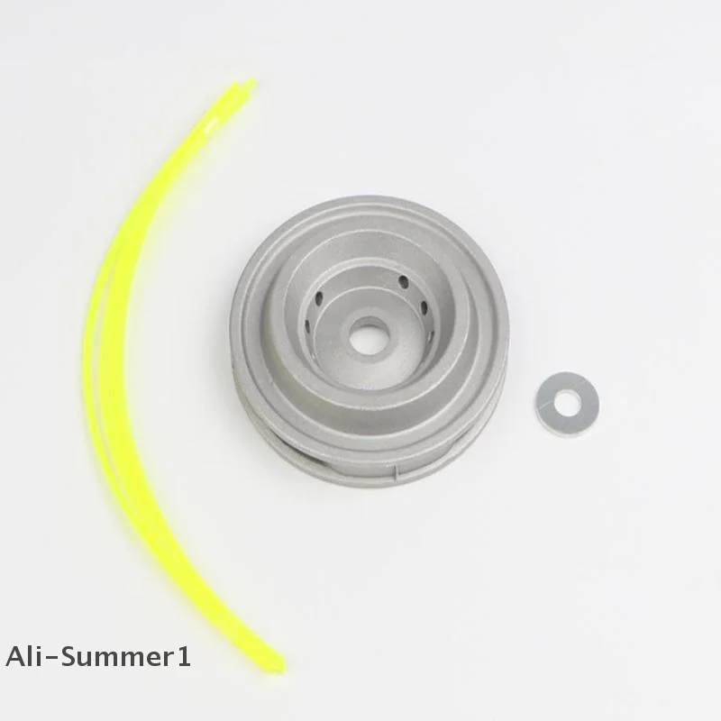 【E】Universal Aluminum Alloy Trimmer Head Replacement Parts With 4 Lines Brush Cutter Brush Tools For Lawn