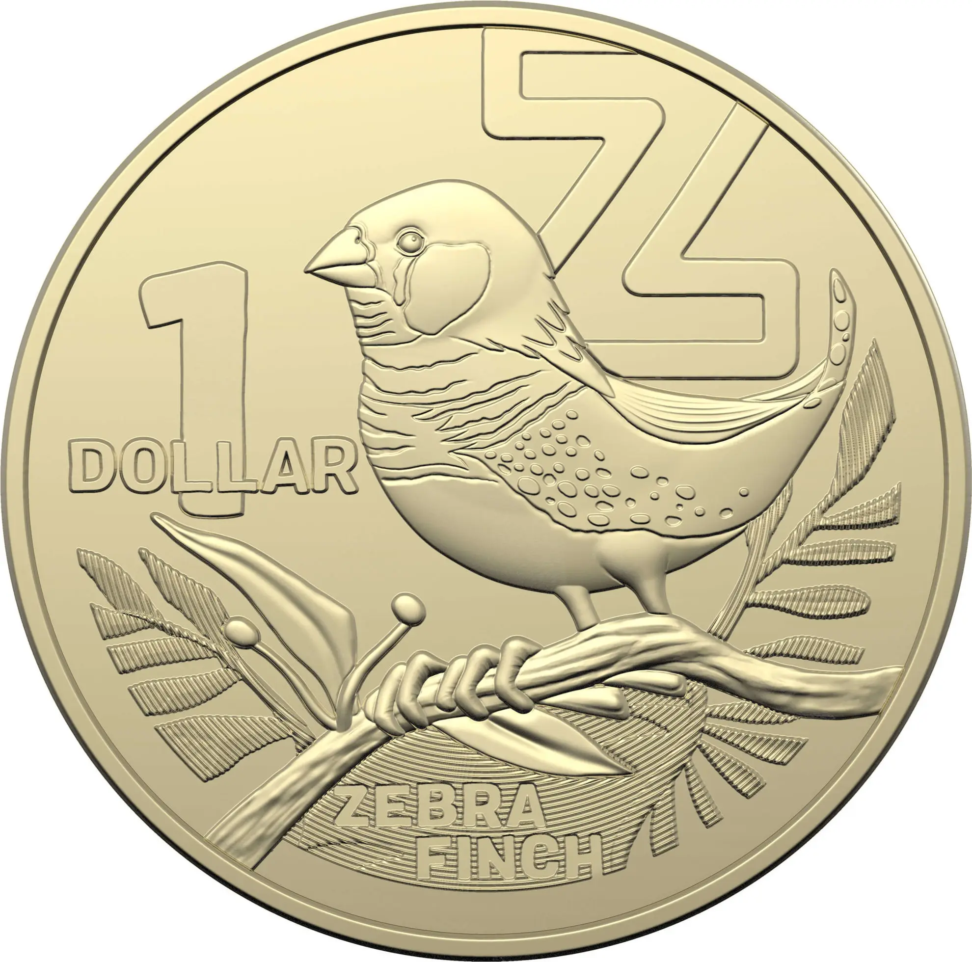 

Australia 2022 1 Yuan Commemorative Coin English Letter Z Grass Bird UNC Brand New