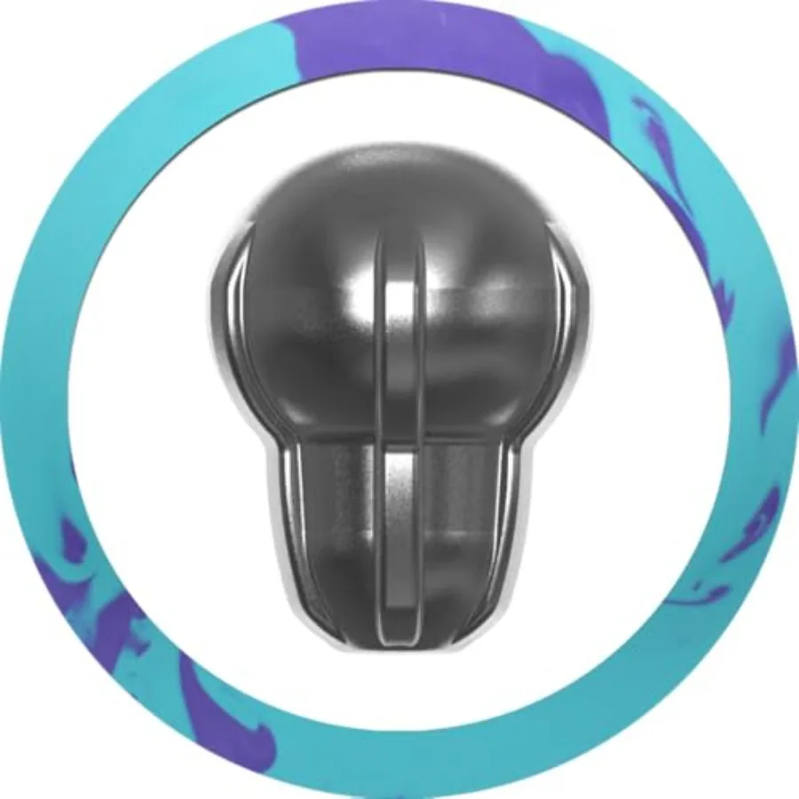 MOTIV Max Thrill Palla da bowling ibrida Ideale per i ciotteri avanzati Ricerca eccezionale Azione con gancio e perno Blu cielo Solido con Pur