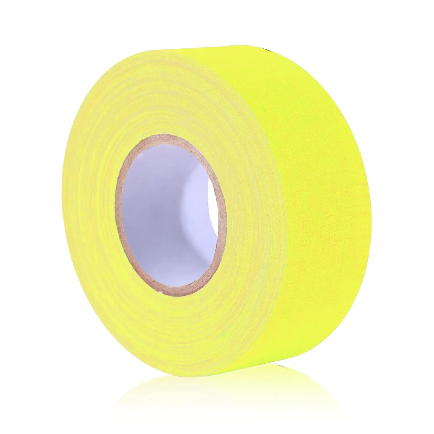 Yellow Gaffer Tape, Fluorescent Yellow Spike Tape UV Blacklight Reactive Spike Tape for Stage Party Play Grid Floors Color