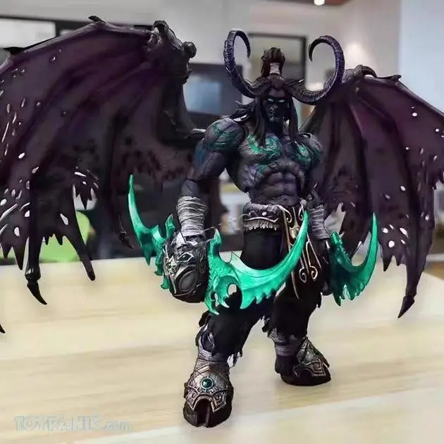 

Original Hero Toys 1/10 Demon Hunter Illidan Stormrage Balck Demon Exclusive Ver In Stock Anime Action Collection Figures Model