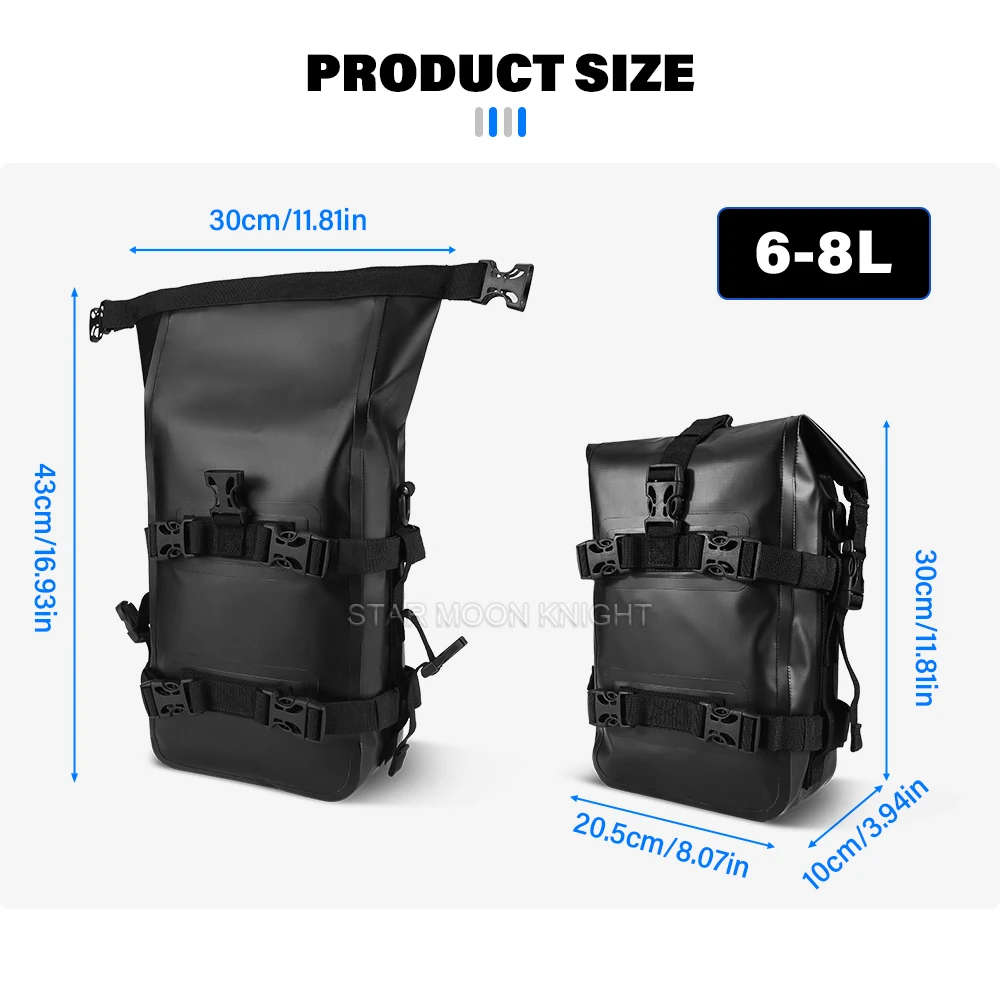For Honda For YAMAHA For BMW For Voge 1/2PC Universal Waterproof Crash Bar Bag Bumper Bag Repair Tool Bag Motorcycle accessories