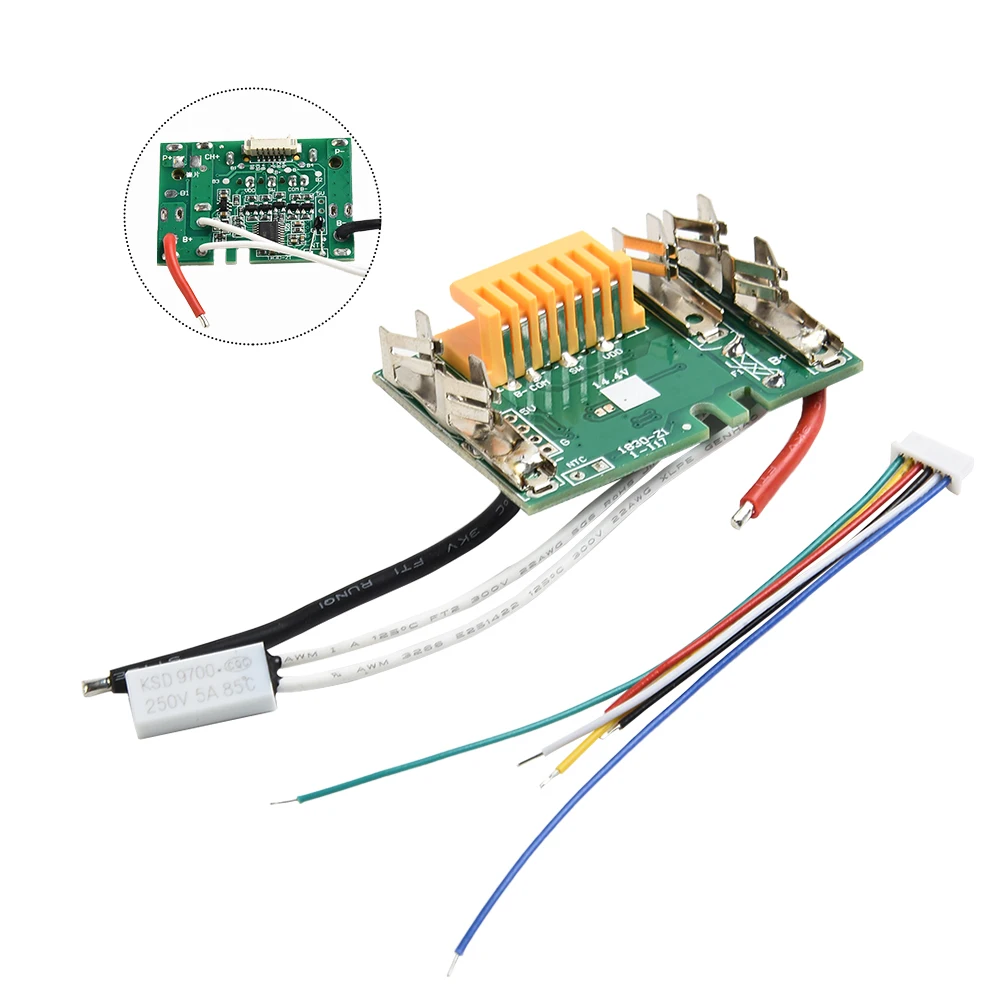 Imagem -06 - Placa de Circuito da Proteção do Pwb da Bateria do Li-íon Acessórios de Hikoki Bl1830 18v 9ah 4.5x3 3cm 1pc