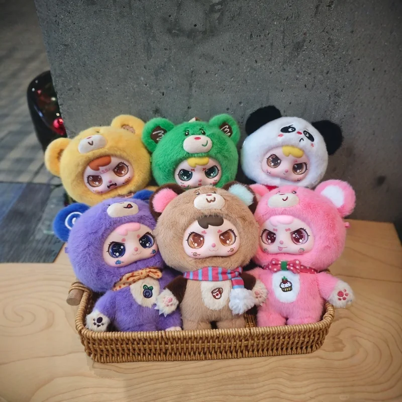 

Аутентичная глухая коробка Bearclub Youbi Bear Friends, плюшевая игрушка, милая и девичья сумка, подвеска, подарок на день рождения для девочек, подарок друзьям