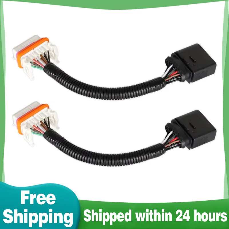 95563123911 لبورشه كايين 4.5L بورش 3.2L المصباح الأسلاك تسخير محولات 2004 2005 2006 كشافات طقم توصيل 2 قطعة