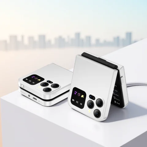 SERVO A50 Pro Flip Phone Dual SIM Card GSM Electric Torch Automatic Call Recording 2.4 Inch Screen Foldable Mobile Phones Type-C