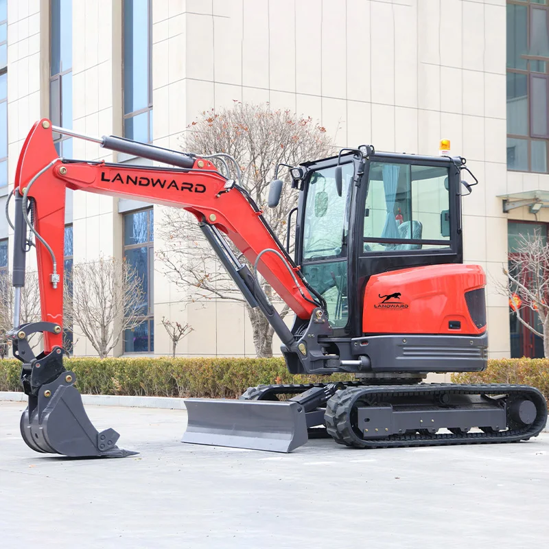 حفارات عالية الجودة CE 3.5 طن حفار صغير مبيعات حقيبة صغيرة KUBOTA آلات نقل الأرض 2 طن حفارة صغيرة قابلة للتخصيص