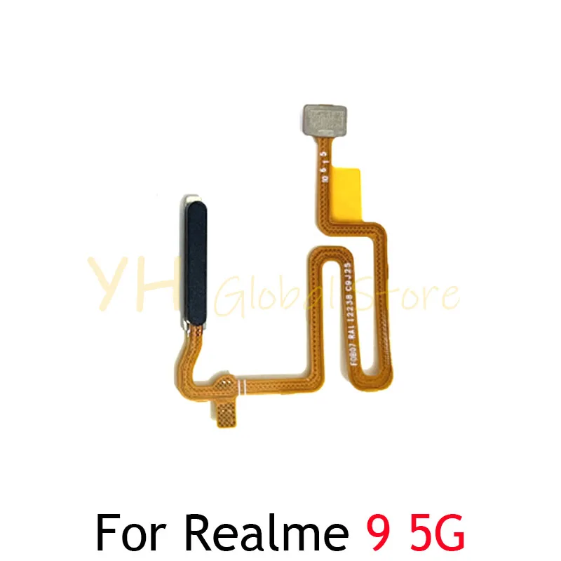 For OPPO Realme 9 9i Pro Speed 5G Fingerprint Reader Touch ID Sensor Return Key Home Button Flex Cable Repair Parts