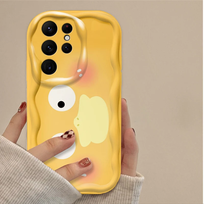 Cartoon P-Pokemon Charmander Case For Samsung Galaxy S24 Ultra S23 S22 Plus S21 S20 FE A25 A55 A35 5G Silicone Shockproof Funda